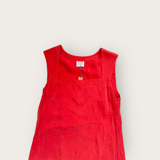 Square neck long dress