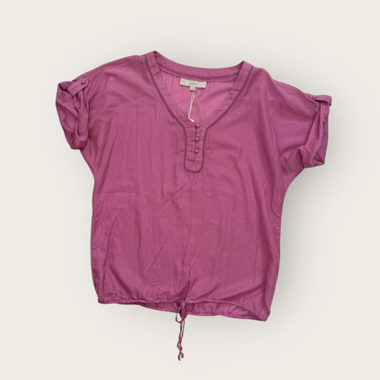 Indian cotton pink and purple blouse