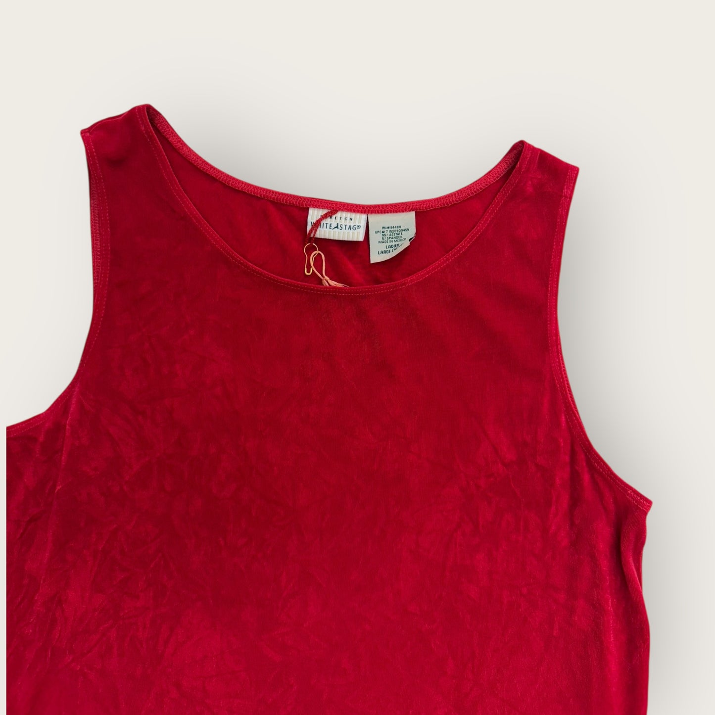 Velour-like stretchy top