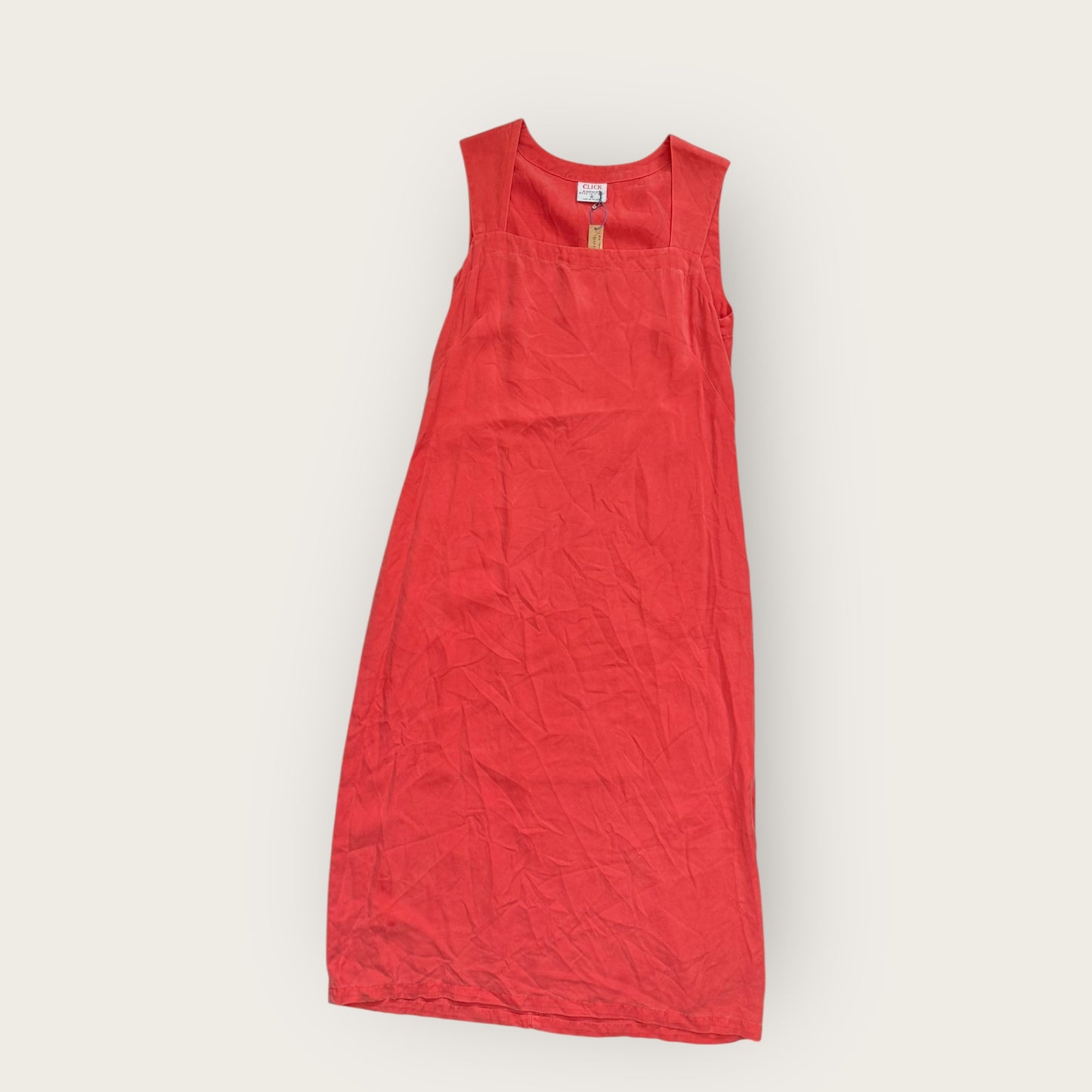 Square neck long dress